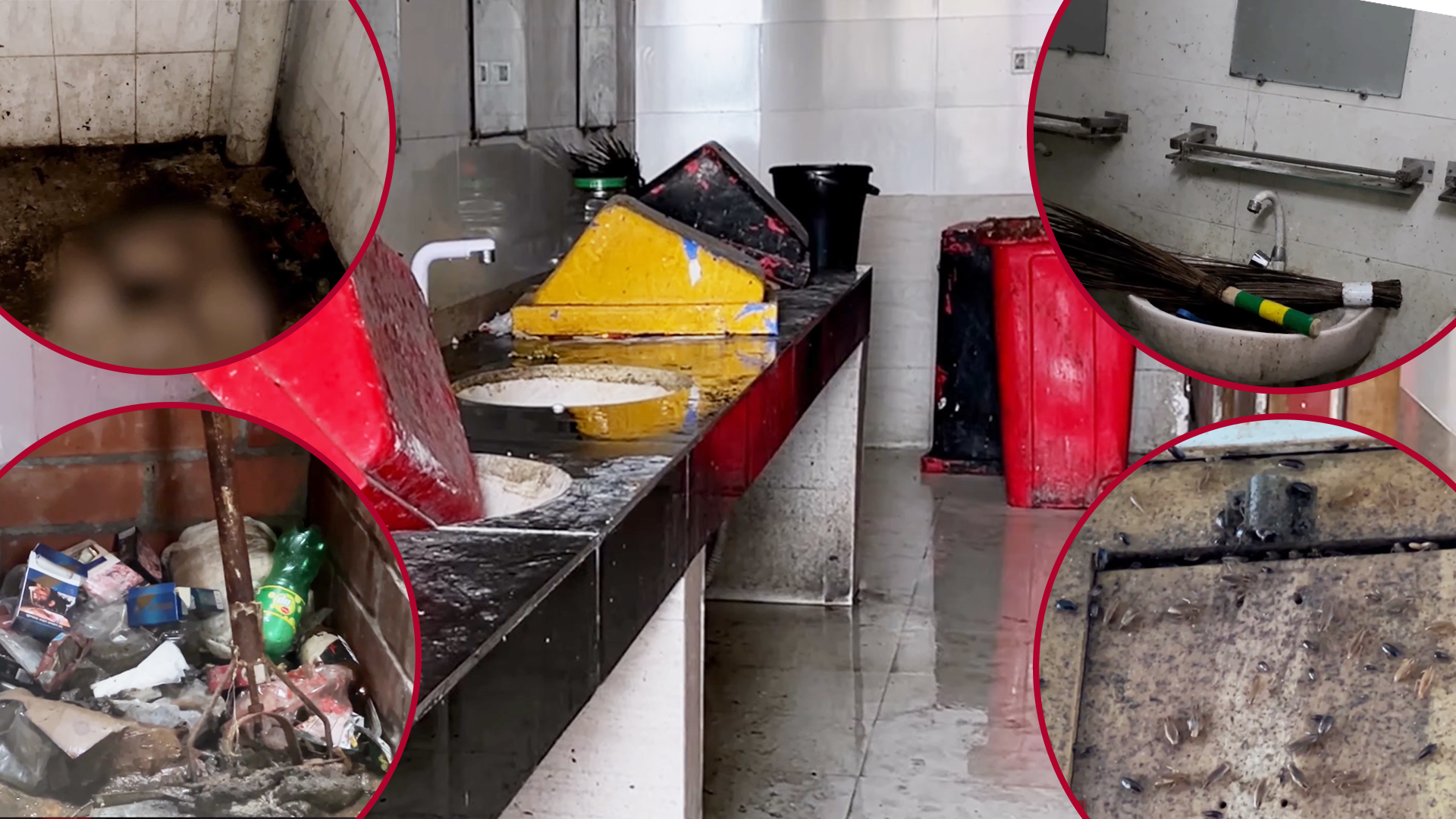 রোগ জীবাণুর আঁতুড় ঘর সরকারি হাসপাতালের শৌচাগার!