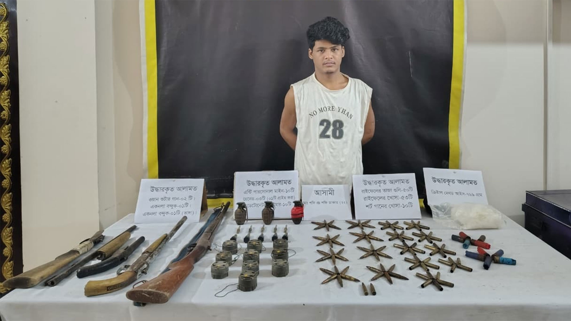 মাইন-গ্রেনেড নিয়ে পাহাড়ে ত্রাস, অবশেষে ধরা 'ডাকাত শফি'