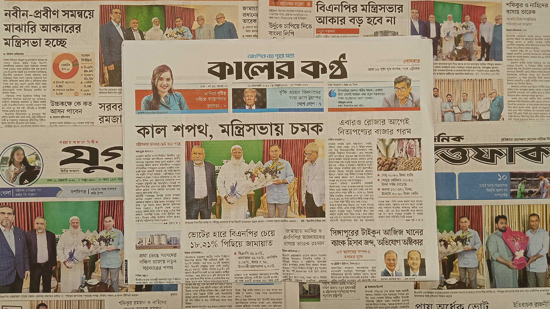 ‘মন্ত্রিসভায় চমক’, ‘রাষ্ট্রপতি পদে সাহাবুদ্দিনের উত্তরসূরির খোঁজে বিএনপি’