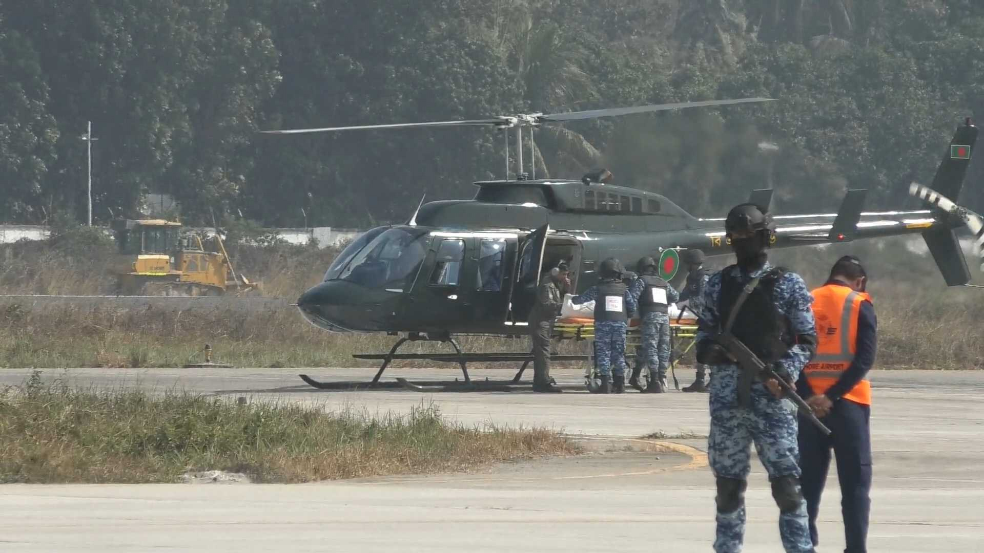 যশোর বিমানবন্দরে নিরাপত্তা মহড়া অনুষ্ঠিত
