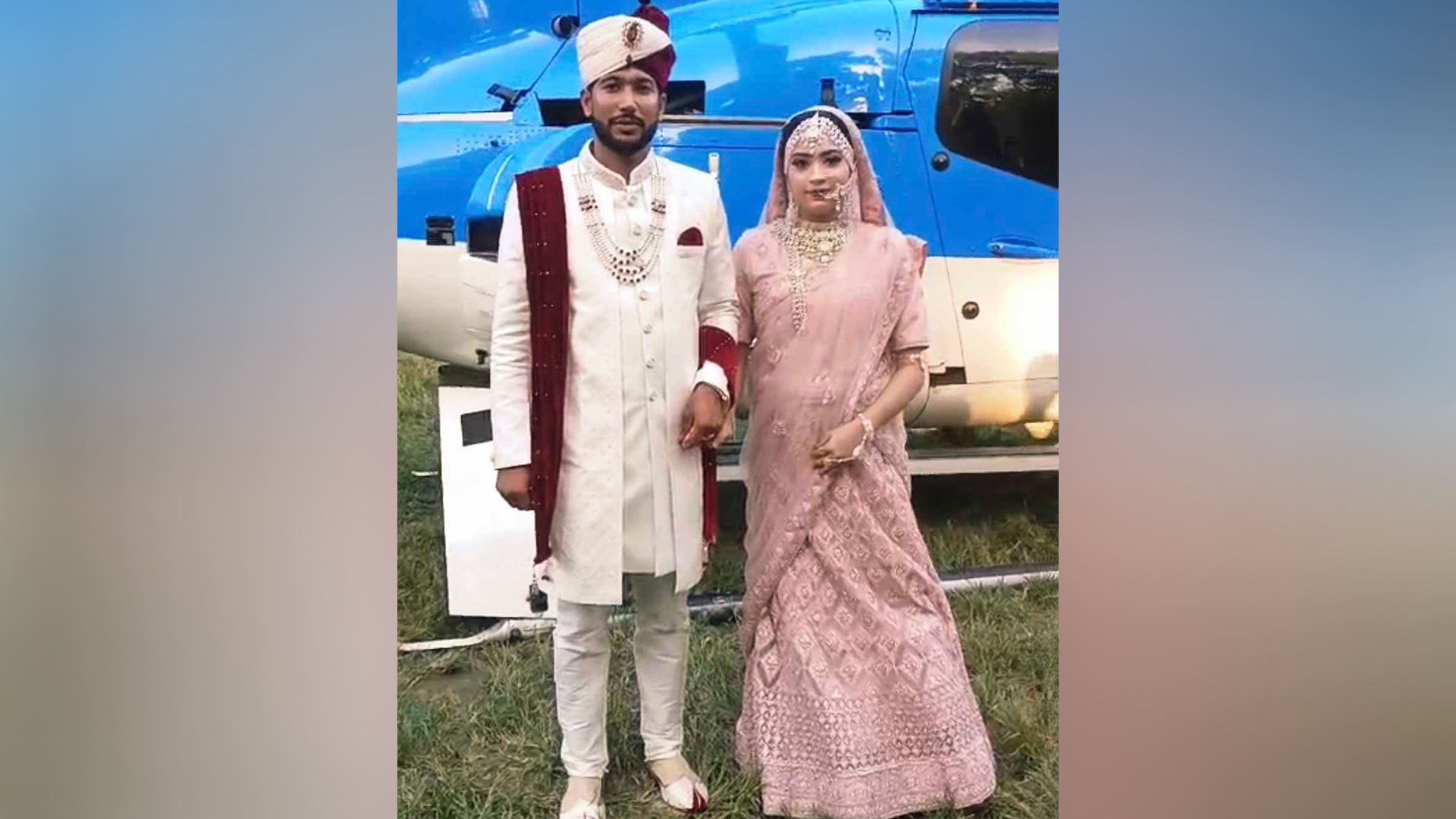 চাঁদপুরে আকাশ ঘুরিয়ে নববধূকে নিয়ে ফিরলেন বর