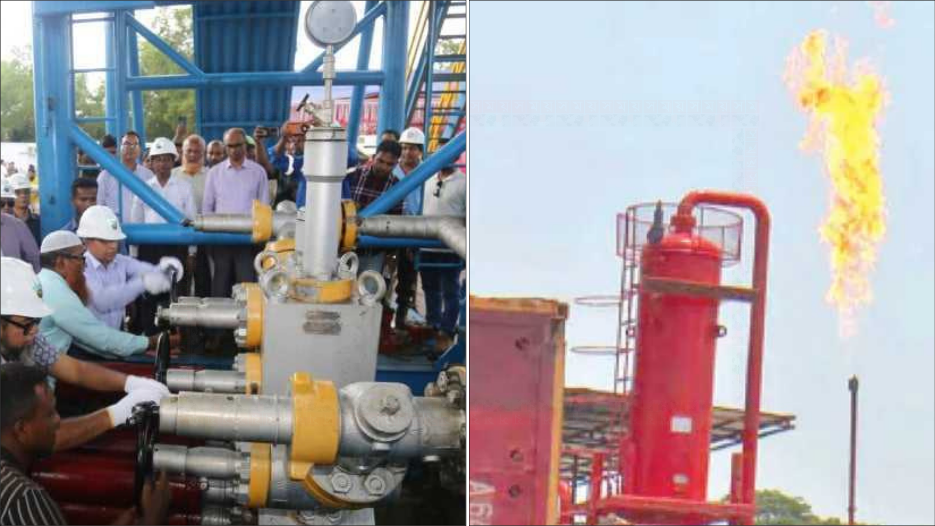 নতুন কূপটি থেকে জাতীয় গ্রিডে দৈনিক যুক্ত হবে ১৫ মিলিয়ন ঘনফুট গ্যাস