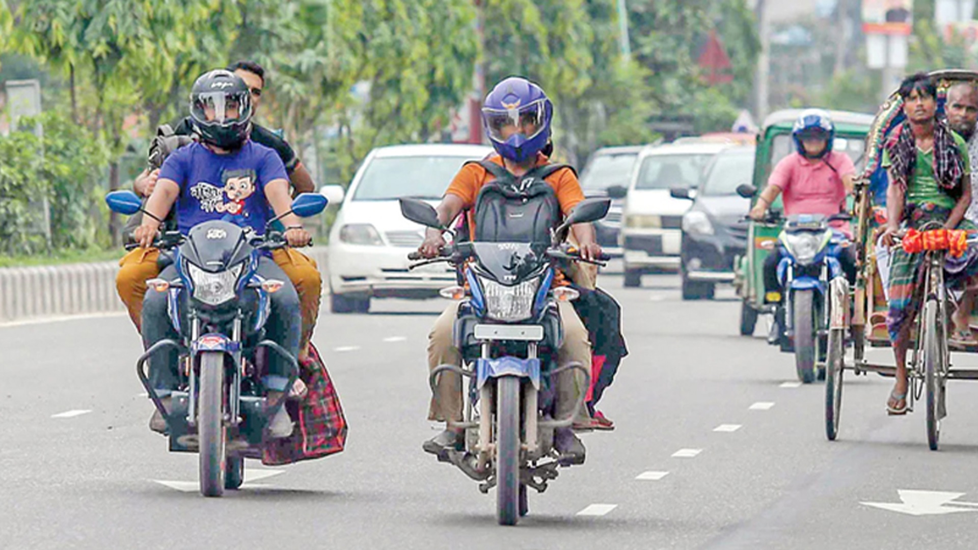 টানা ৩ দিনের জন্য বন্ধ হলো মোটরসাইকেল চলাচল
