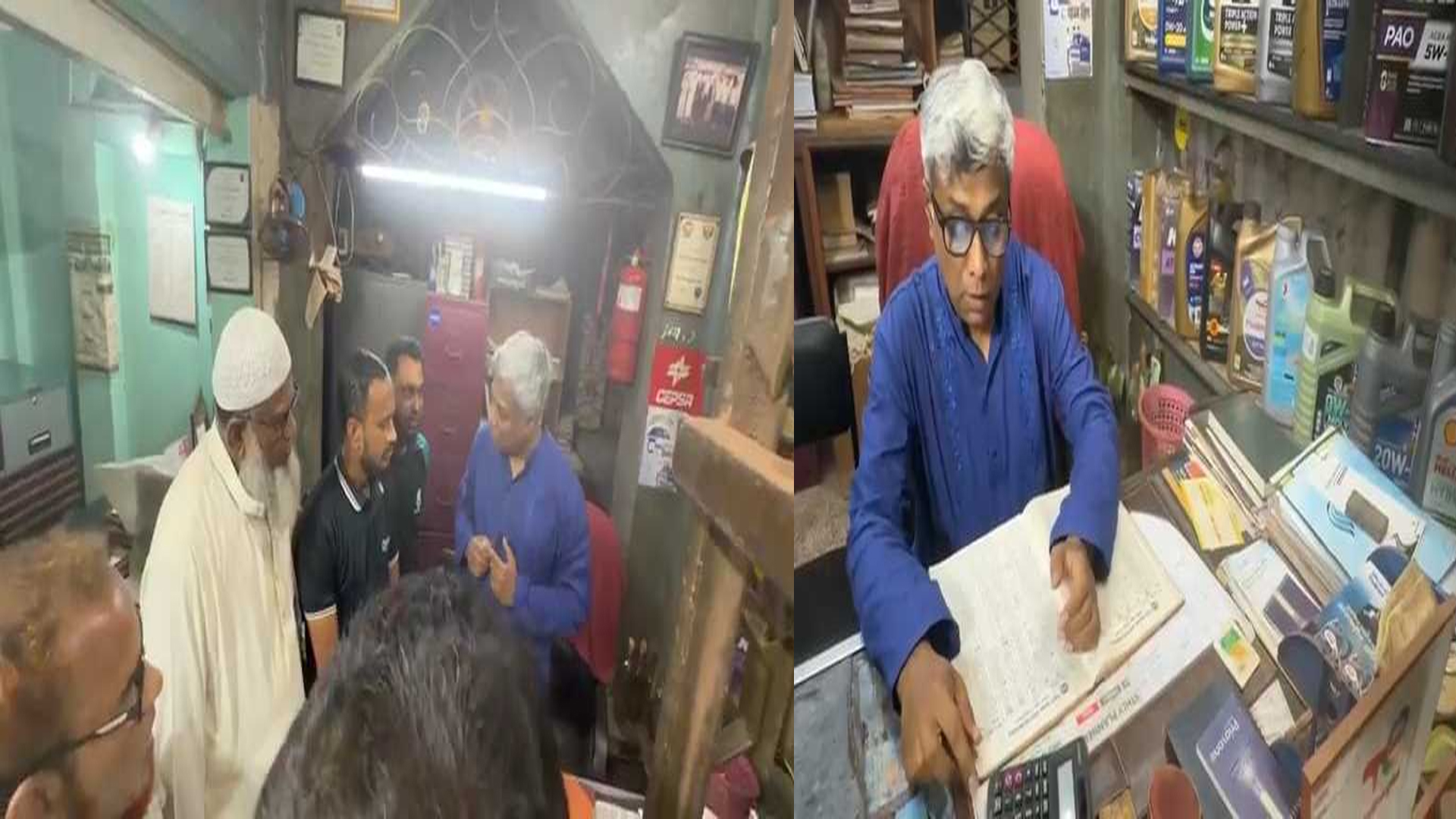 যশোরে পেট্রোল পাম্পে বিদ্যুৎ প্রতিমন্ত্রীর ঝটিকা অভিযান