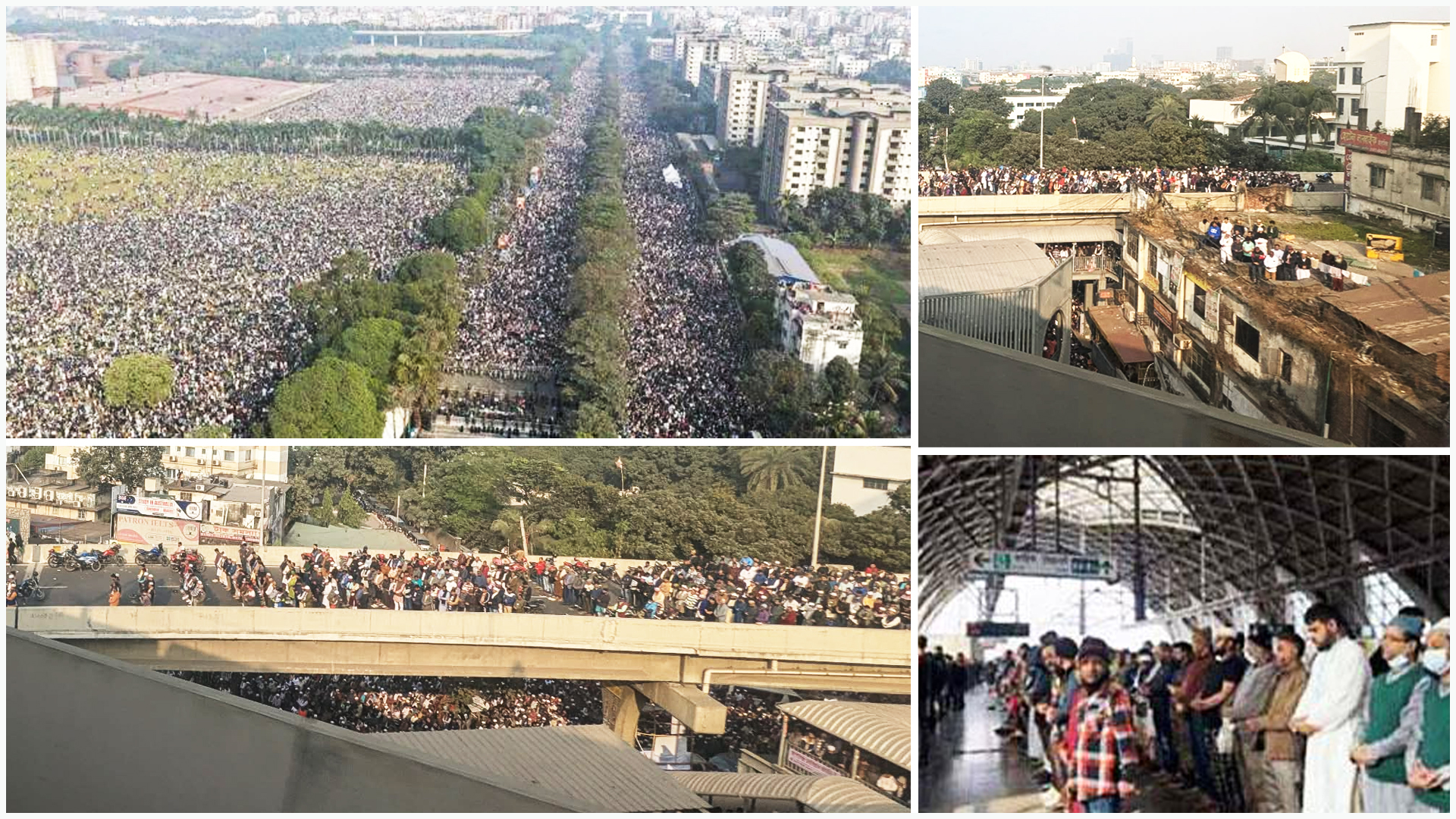 গোটা রাজধানী যেন পরিণত হয়েছিল খালেদা জিয়ার জানাজার ‌‘জায়নামাজে’