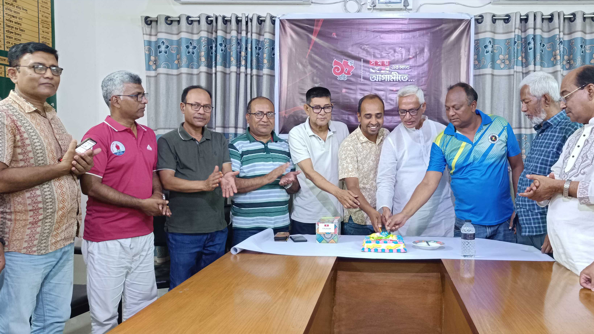 চুয়াডাঙ্গায় সময় টিভির প্রতিষ্ঠাবার্ষিকী উদযাপন, অনিয়ম তুলে ধরার আহ্বান