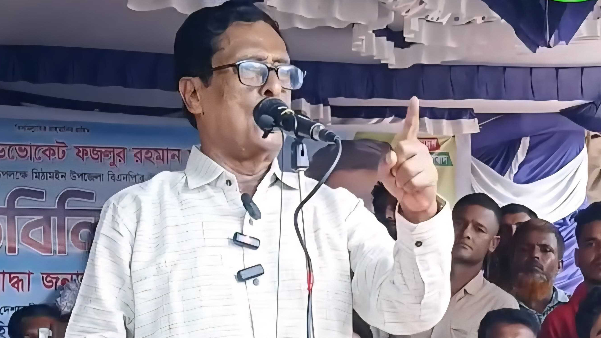 যারা একাত্তরের মুক্তিযুদ্ধকে বিশ্বাস করে না, তাদের ভোট চাই না: ফজলুর রহামন