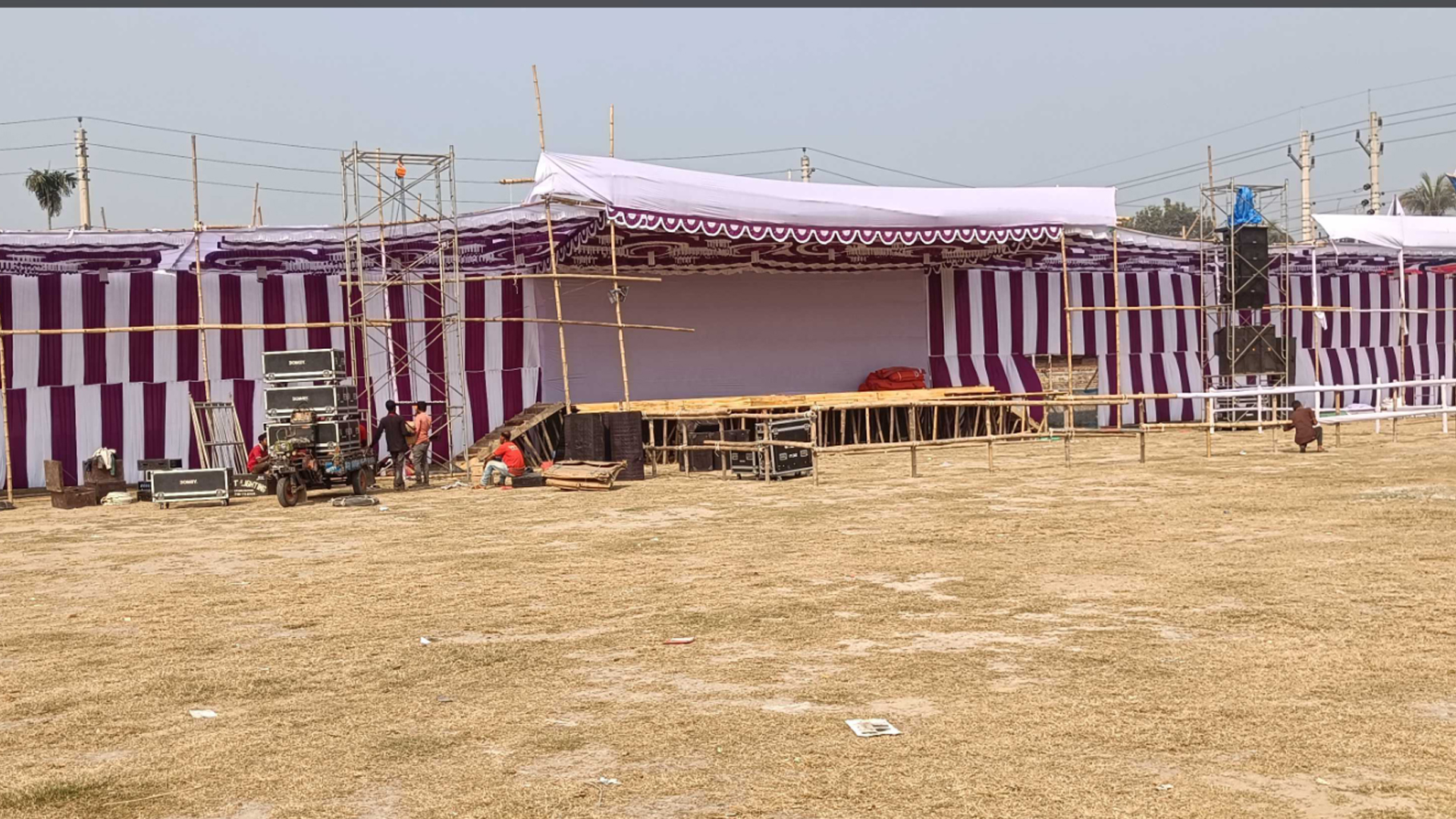 চুয়াডাঙ্গায় জামায়াত আমিরের নির্বাচনী জনসভার প্রস্তুতি সম্পন্ন