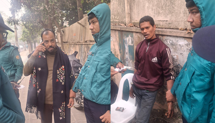 তারেক রহমানের বাড়ির সামনে থেকে দুজন আটক