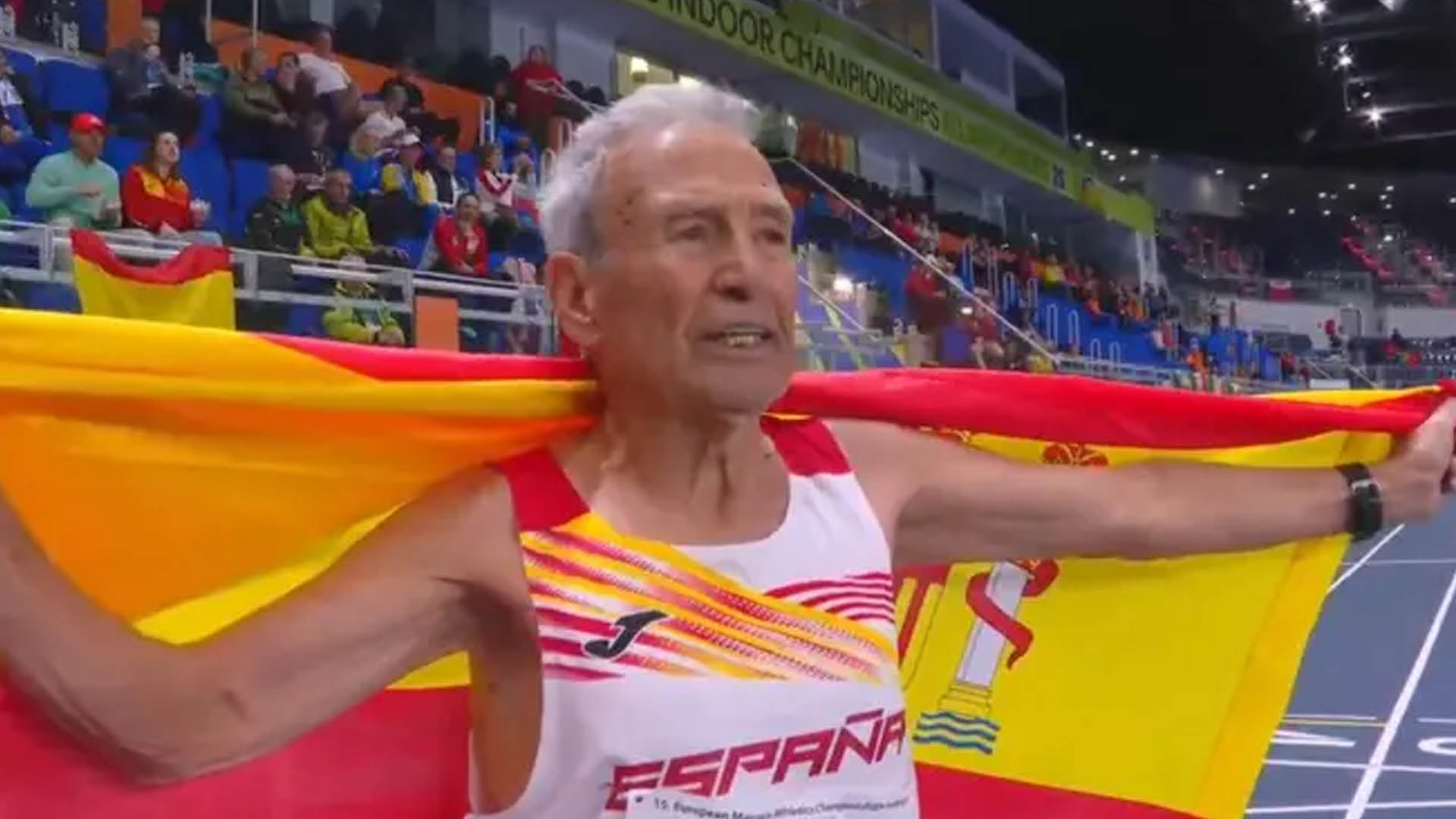 ৯০ বছর বয়সে দৌড়ে ডাবল বিশ্বরেকর্ড স্প্যানিশ অ্যাথলেটের