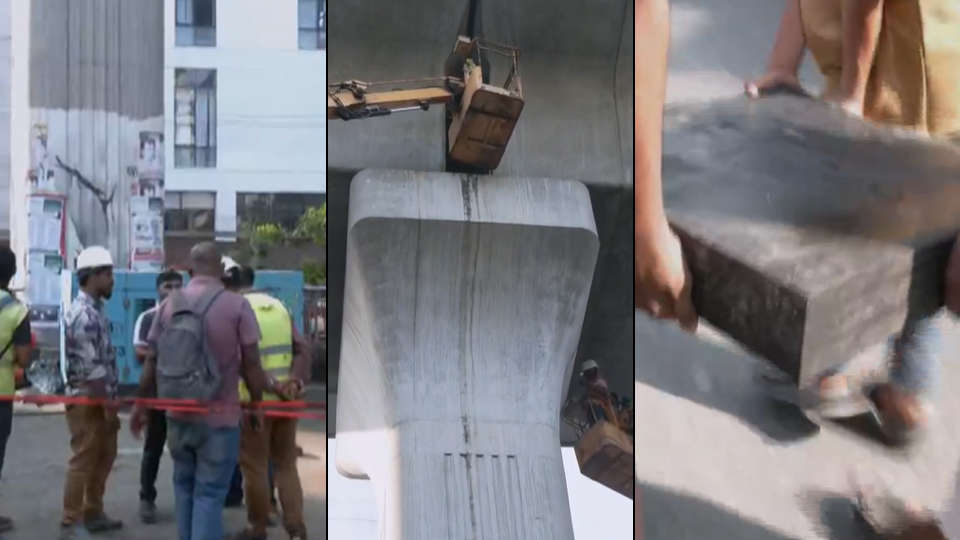 স্বাভাবিক হয়নি মেট্রোরেল চলাচল, খসে পড়া প্যাড মেরামতের কাজ চলছে