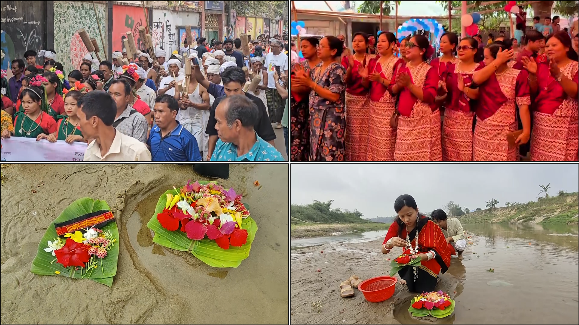 ঐতিহ্য আর উচ্ছ্বাসে পাহাড়ে উদযাপিত হচ্ছে বর্ষবরণ