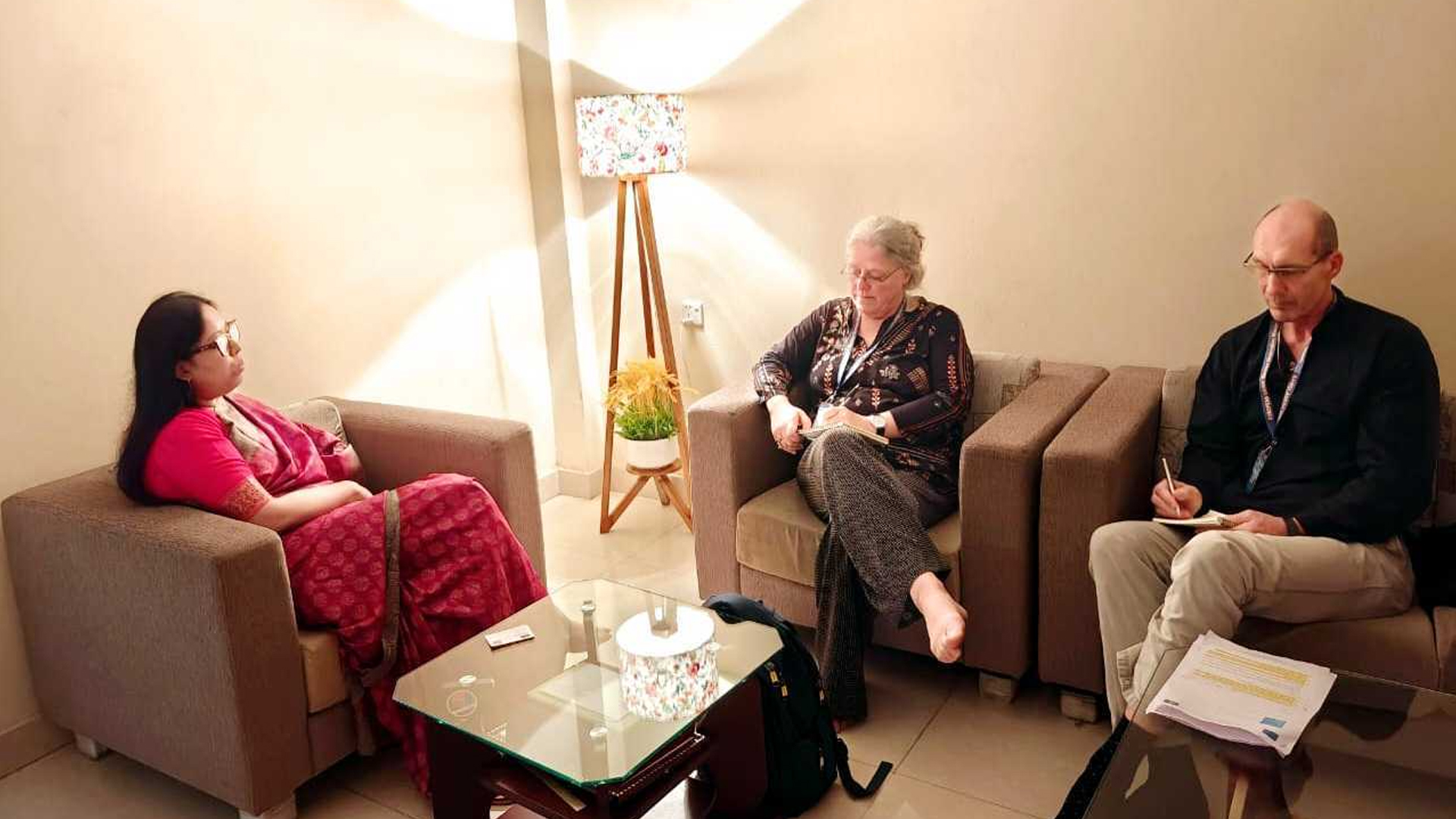 রুমিন ফারহানার সঙ্গে ইইউ প্রতিনিধি দলের সৌজন্য সাক্ষাৎ