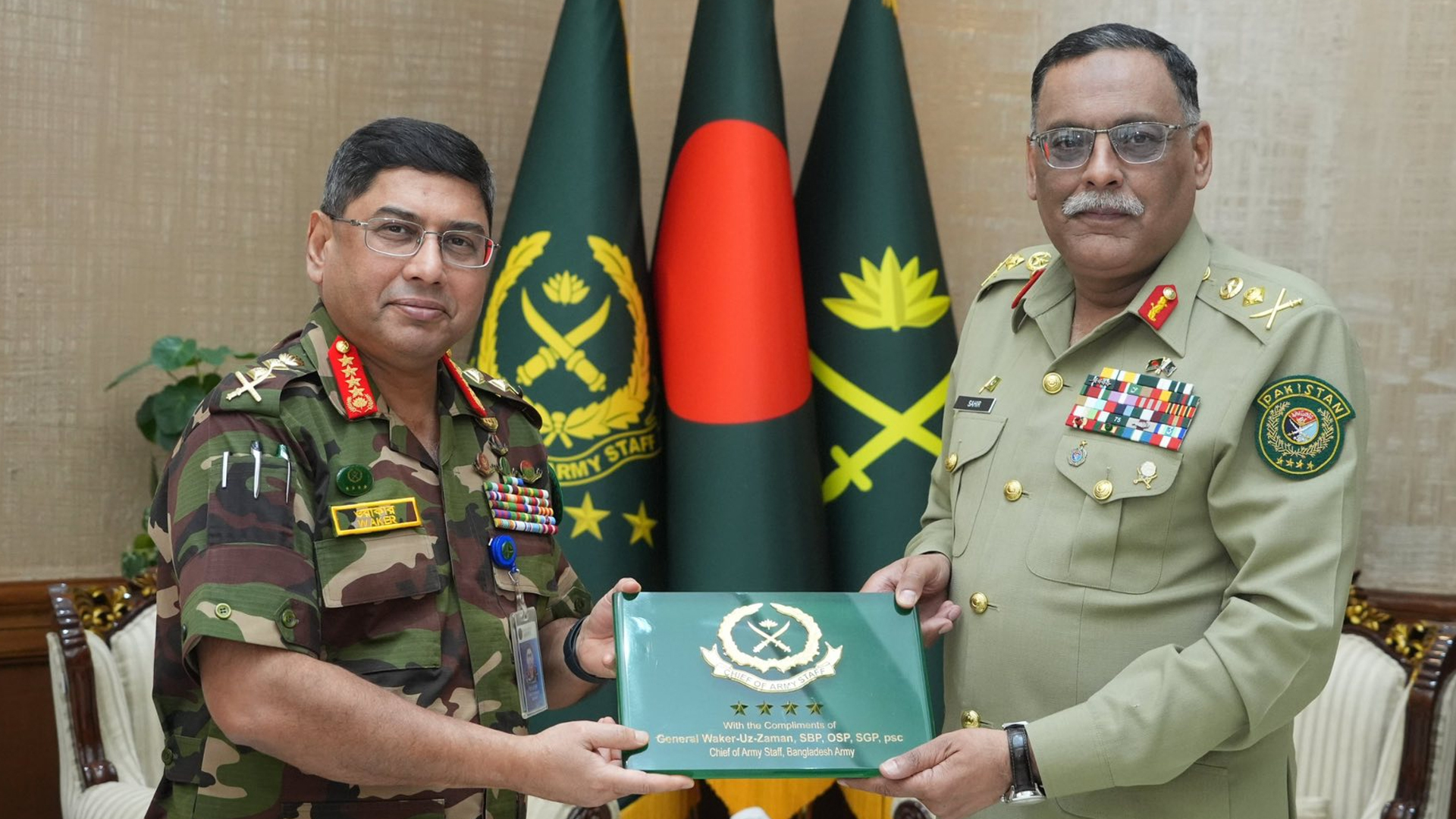 সেনাপ্রধানের সাথে পাক যৌথ বাহিনীর চেয়ারম্যানের সাক্ষাৎ, যে আলোচনা হলো