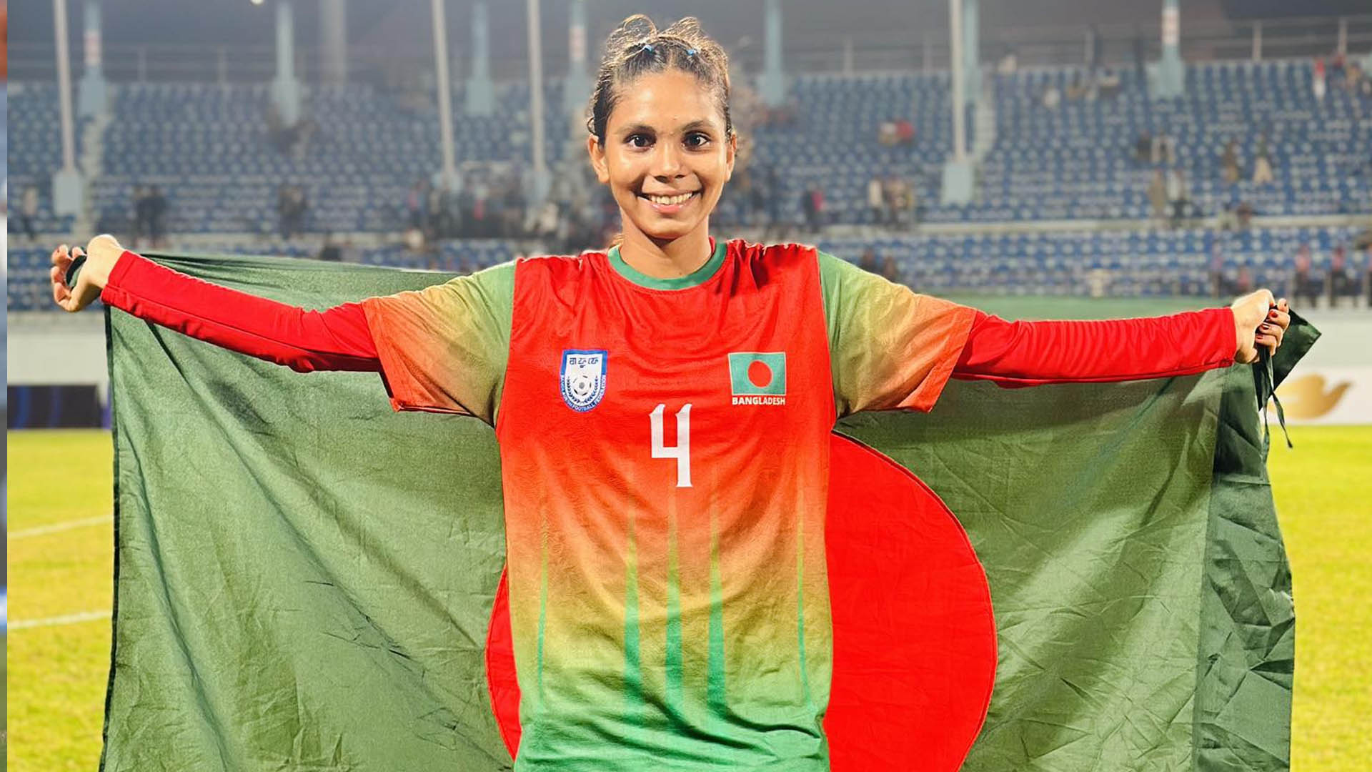 মাঠে জাতীয় সংগীত বাজলে প্রতিপক্ষ চীন না কোরিয়া মাথায় থাকে না: আফঈদা