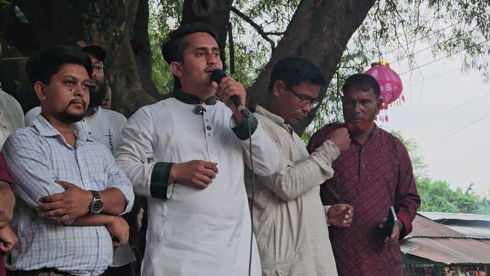 পঞ্চগড়ে লংমার্চে সারজিস, পথে পথে হুঁশিয়ারি