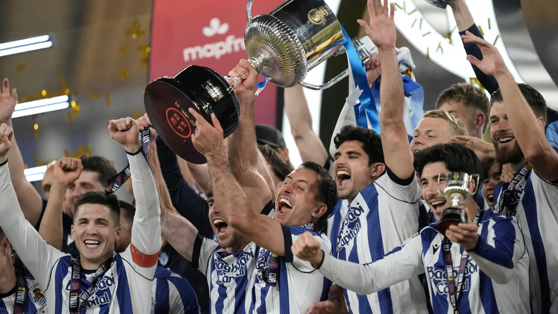 অ্যাতলেটিকোর হৃদয় ভেঙে কোপা দেল রে’র শিরোপা ঘরে তুললো সোসিয়েদাদ