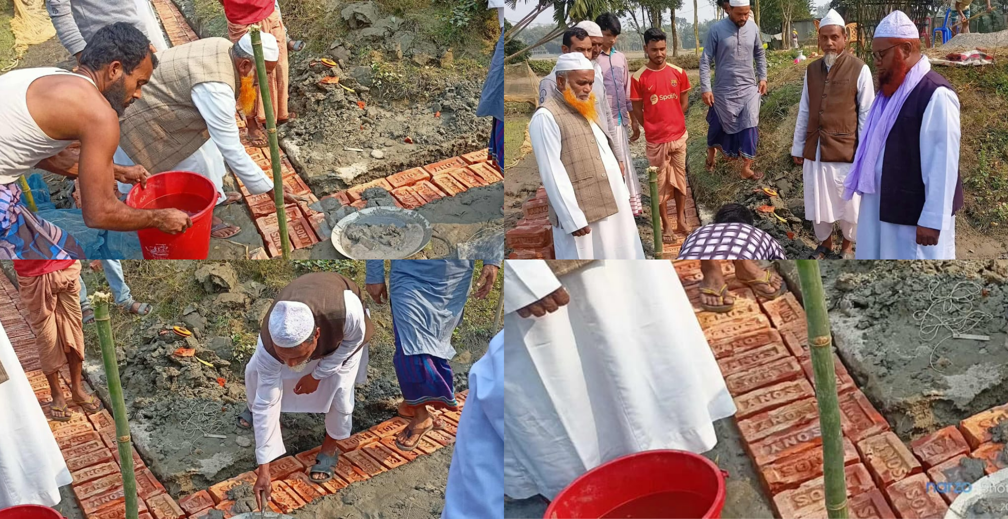 বিশ্বাসের ঘরে একতার ইট: একটি মসজিদ নির্মাণের গল্প