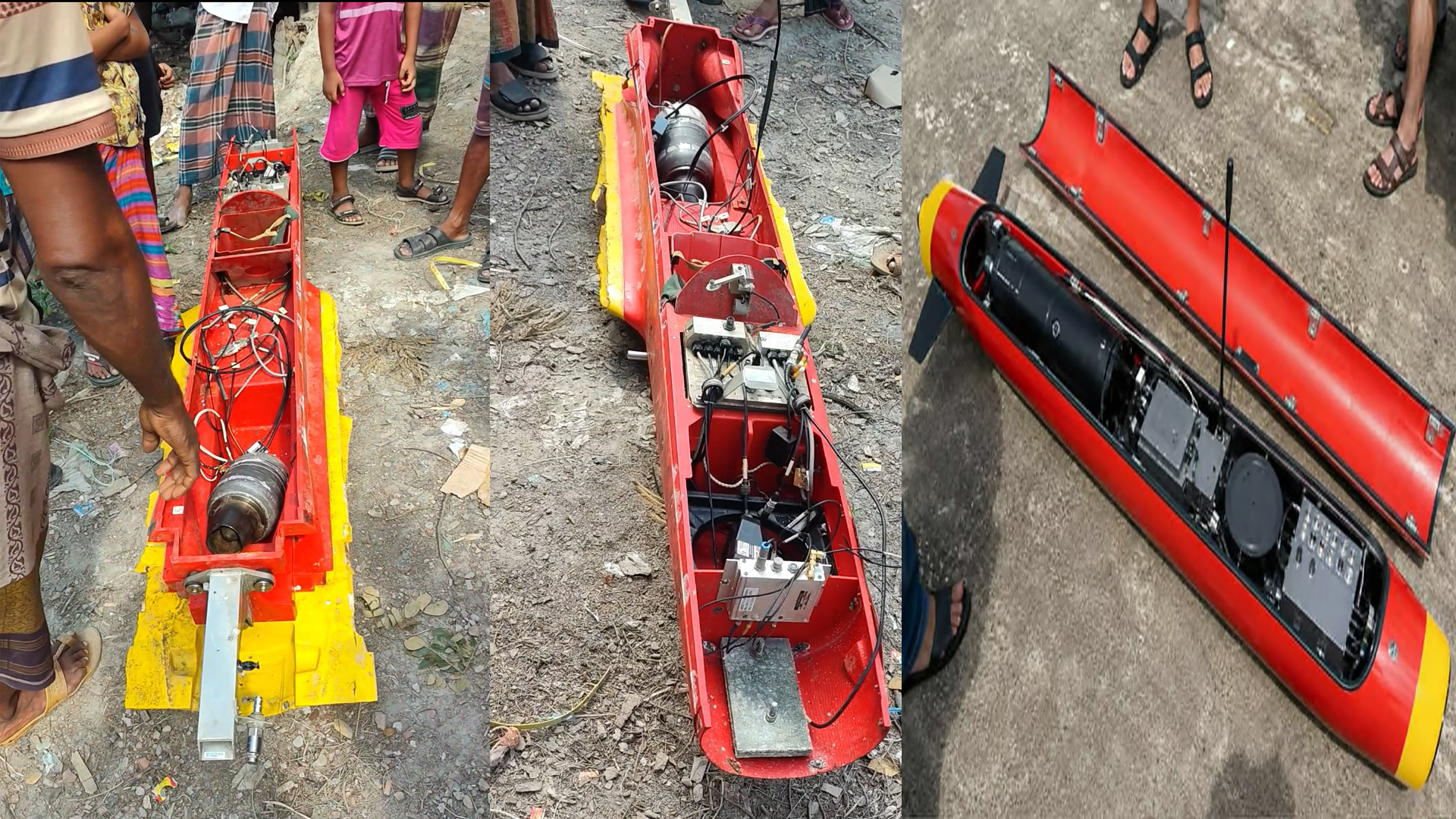 সাগরে ইলিশ ধরা জালে উঠে আসা ‘জলজ ড্রোন’ থানায় হস্তান্তর