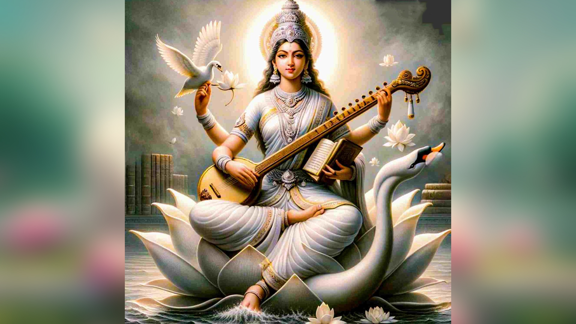 বিদ্যার দেবী শ্রী শ্রী সরস্বতী পূজা আগামীকাল