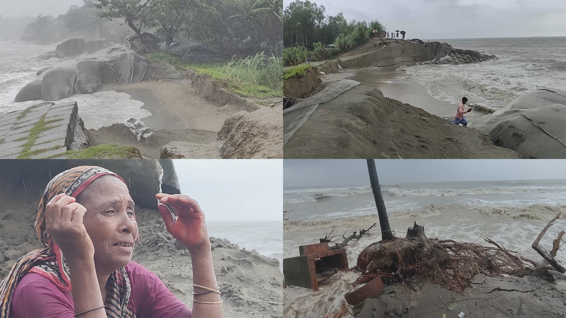 ৩৪ বছরেও হয়নি টেকসই বেড়িবাঁধ, কুতুবদিয়াবাসীর কান্না