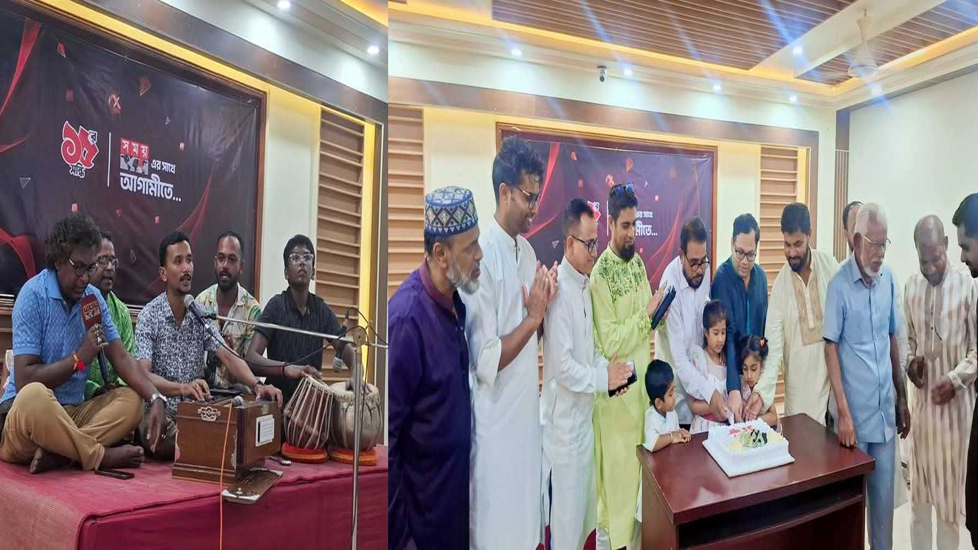 গানে-কবিতায় নেত্রকোনায় সময় টিভির প্রতিষ্ঠাবার্ষিকী উদযাপন