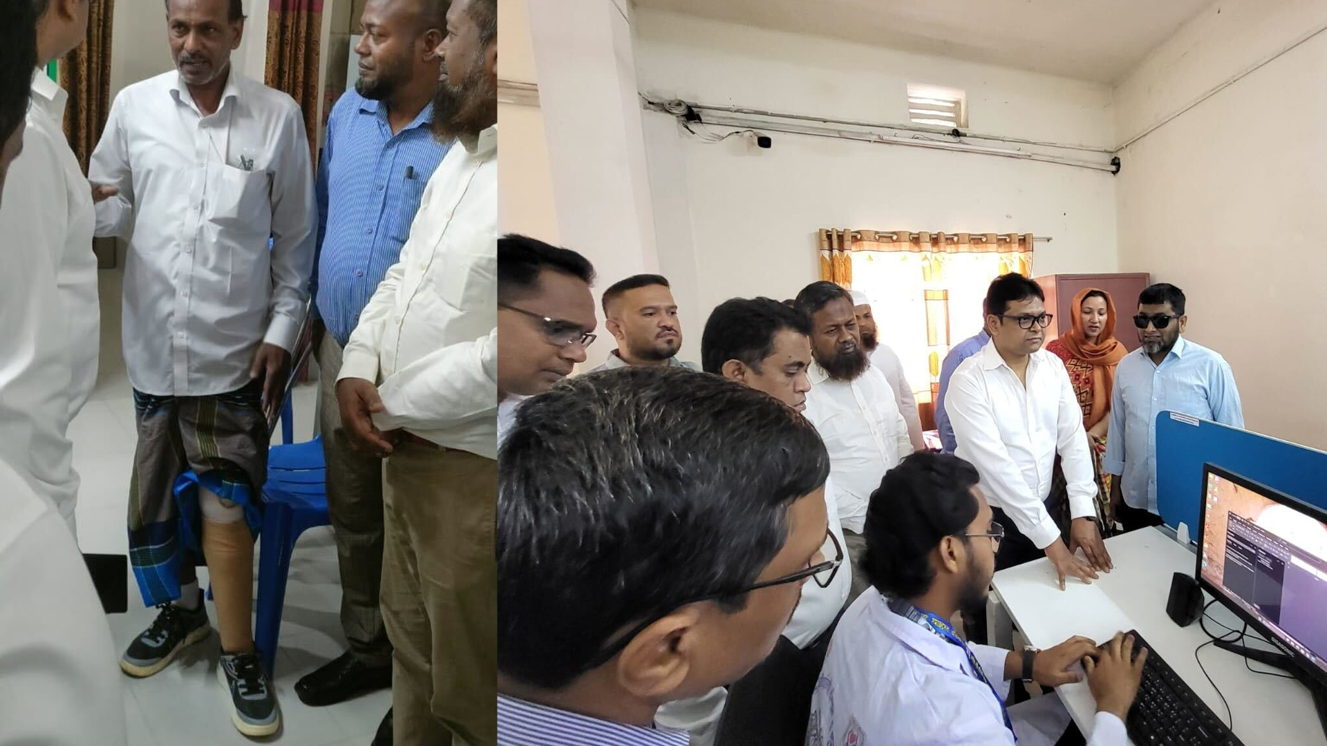 গাজীপুরে শারীরিক প্রতিবন্ধীরা পেলেন কৃত্রিম পা আর নিয়োগপত্র