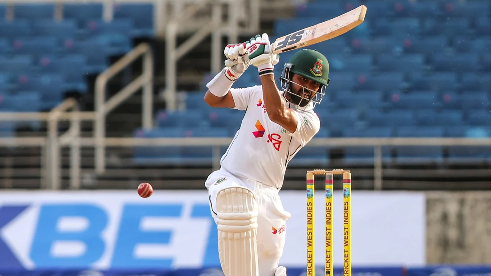 দ্বিতীয় টেস্টেও সেঞ্চুরি মিস সাদমানের, ১ রান করে সাজঘরে শান্ত