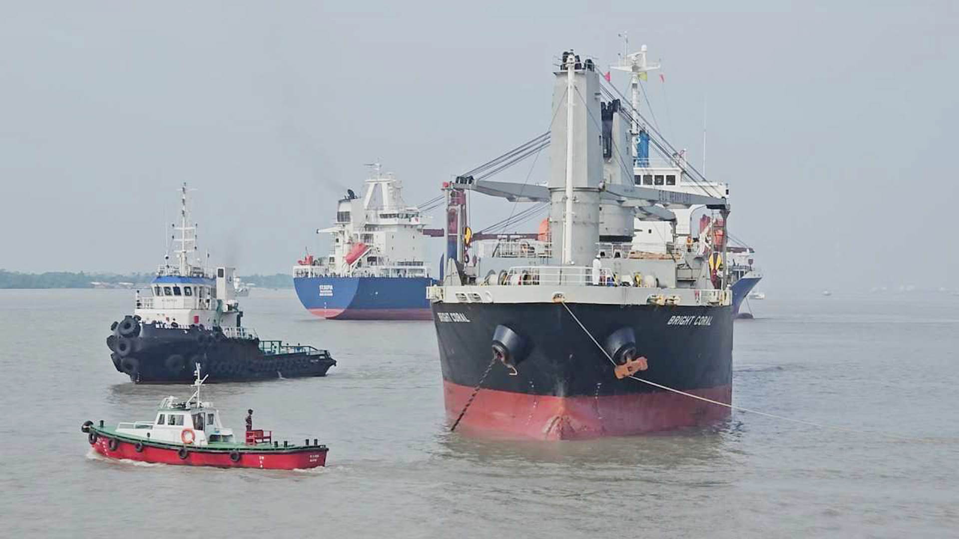 জ্বালানি সংকটেও সচল মোংলা বন্দর, ৯ মাসে কোটি টন পণ্য খালাস