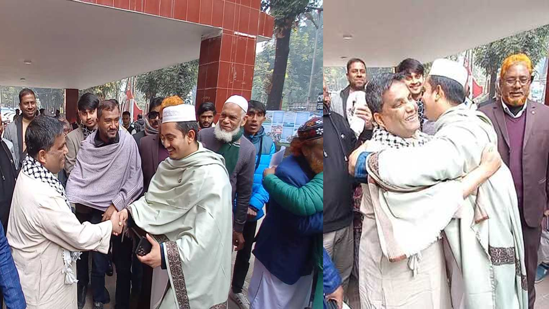 পারস্পরিক শ্রদ্ধা ও সম্মান রাখার প্রত্যয় সারজিস ও নওশাদের