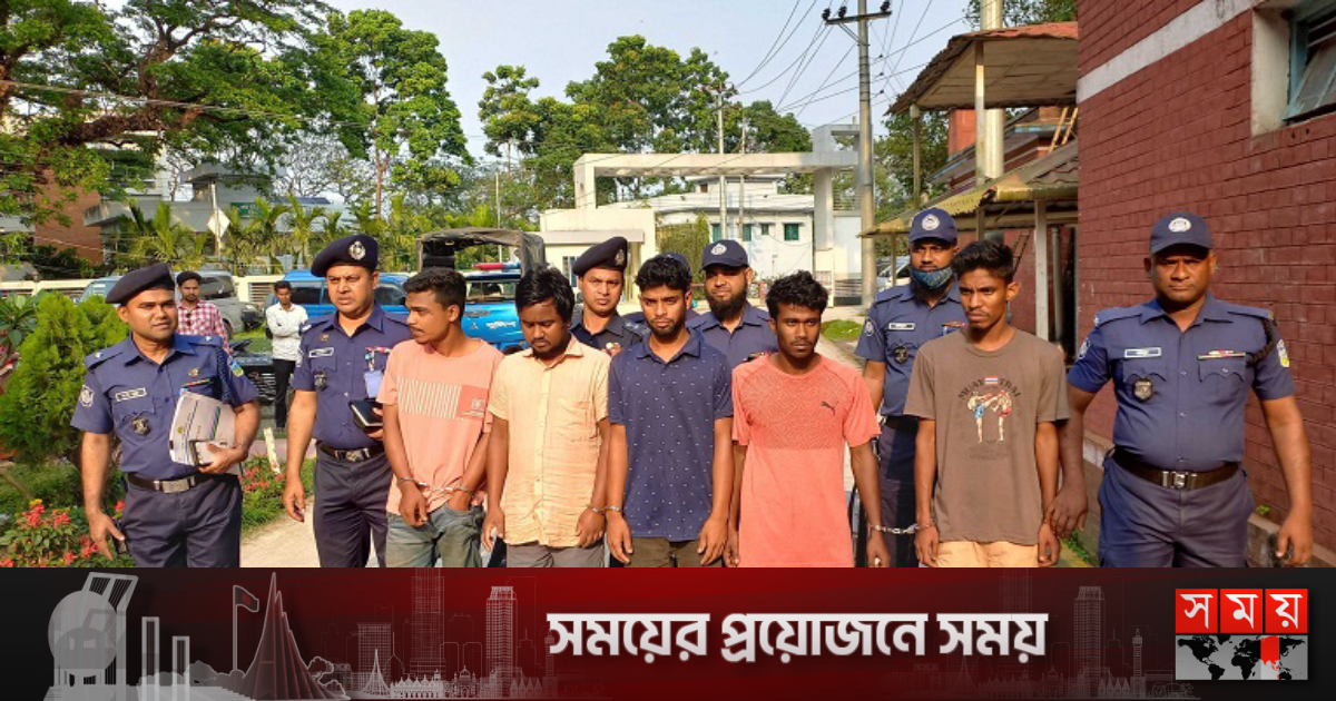 ব্যবসায়ীর ১২ লাখ টাকা ছিনতাইয়ের ঘটনায় ৫ ডাকাত গ্রেফতার | বাংলাদেশ