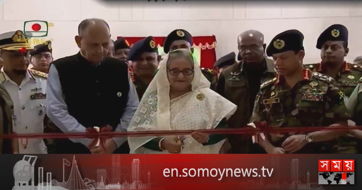 PM Hasina inaugurates AFIP building in Dhaka Cant...