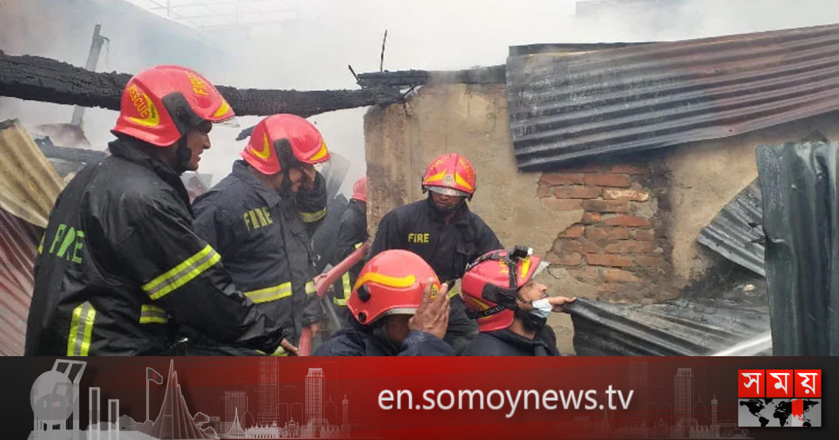 Bhashantek Slum fire under control